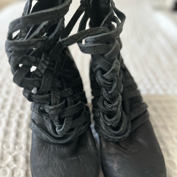 Free People black carrera ankle boots size 38 / 7.5 - Picture 6 of 13